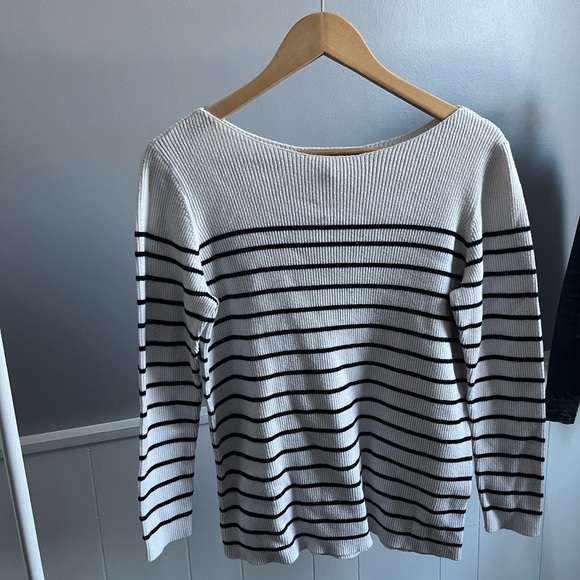 Gap Long Sleeve Ribbed Striped Sweater - Picture 5 of 8
